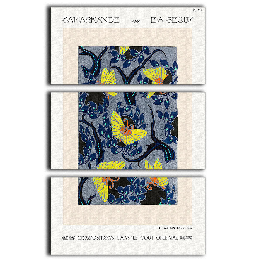 Samarkande 5 3 Split Panel Canvas Print showcasing a stunning design with three high-quality canvases.