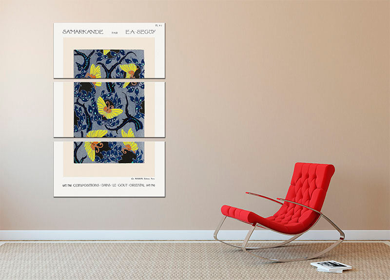 Samarkande 5 3 Split Panel Canvas Print showcasing a stunning design with three high-quality canvases.