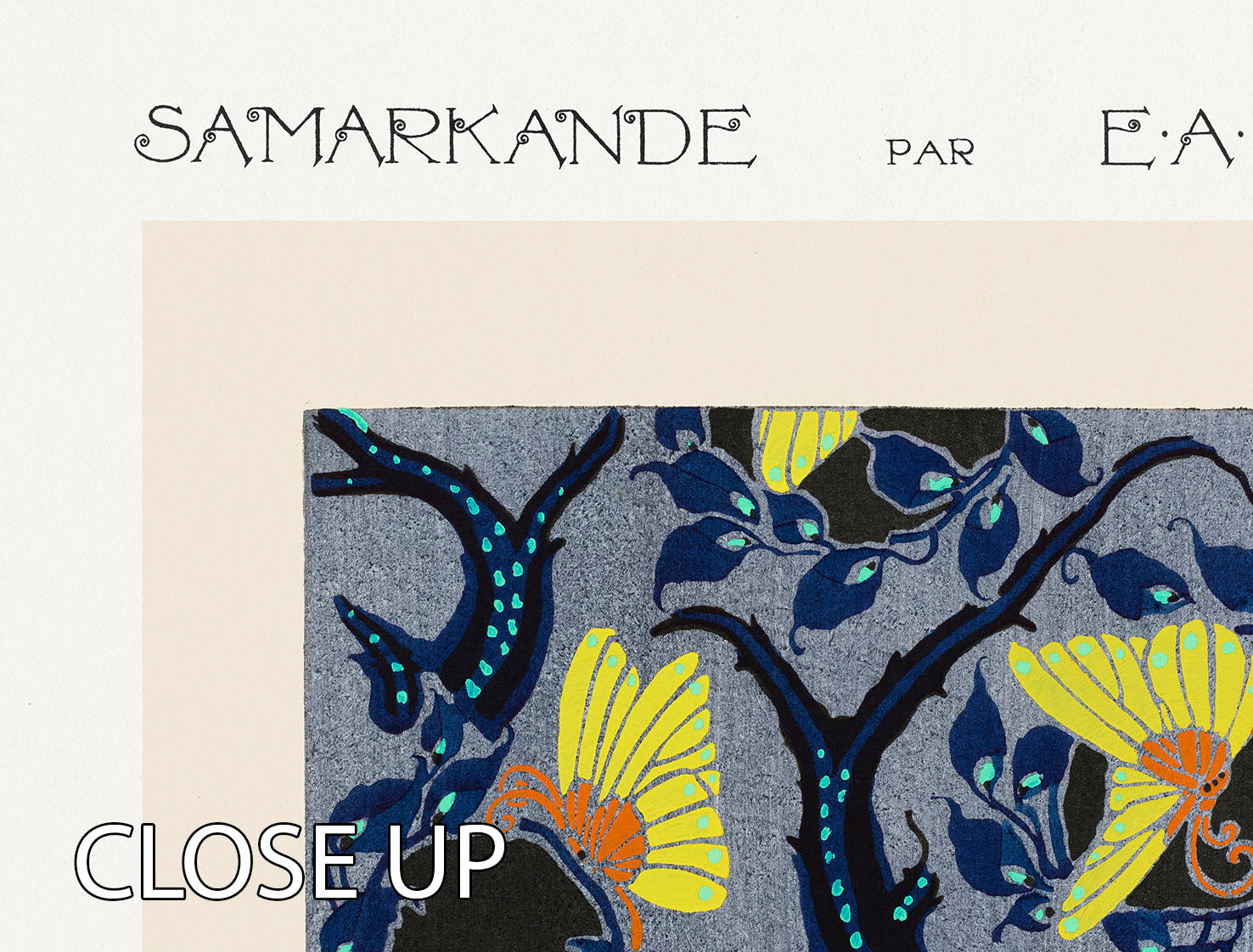 Samarkande 5 3 Split Panel Canvas Print showcasing a stunning design with three high-quality canvases.