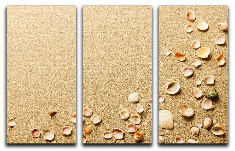 A stunning Sand 3 Split Panel Canvas Print featuring a cohesive design that enhances any room's decor.