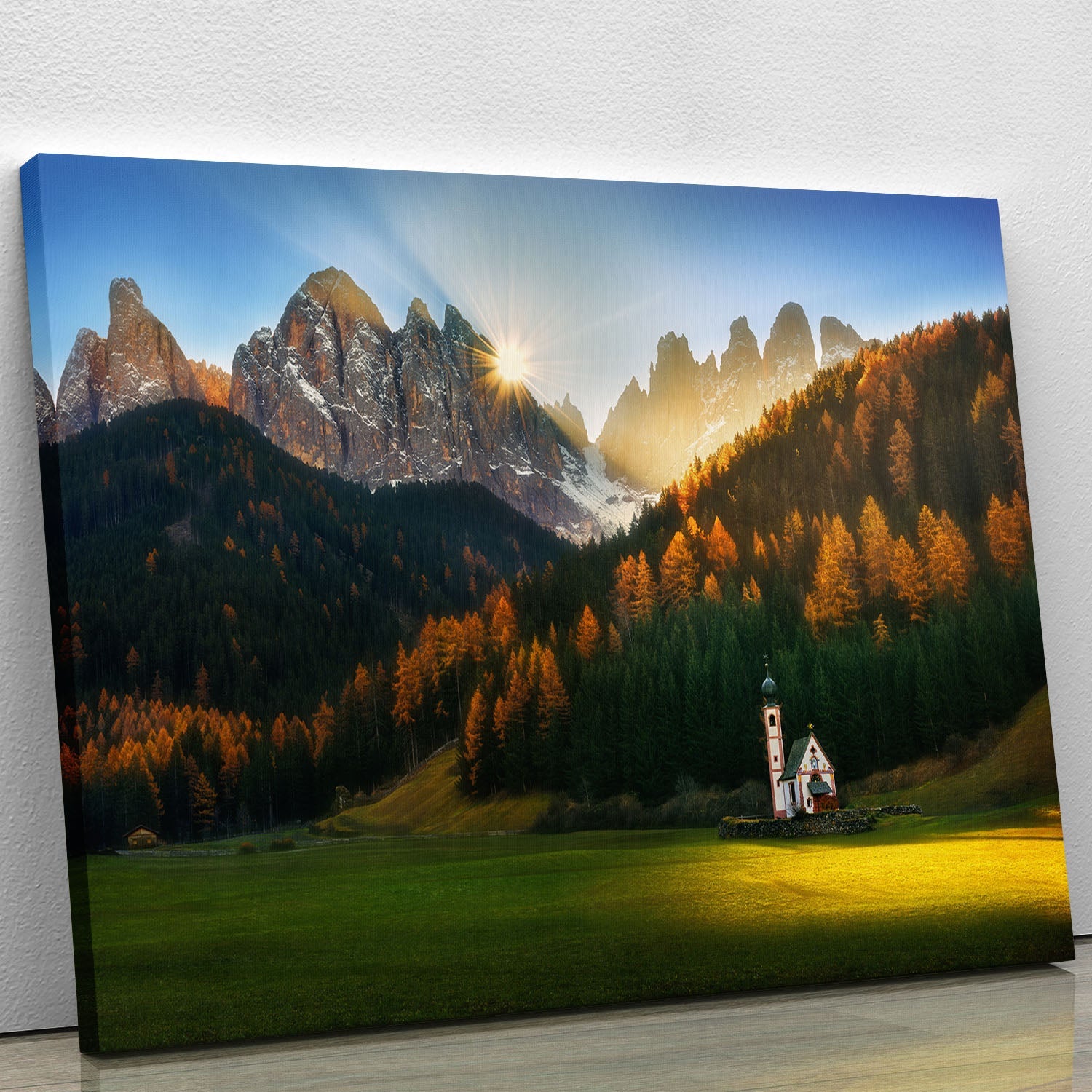 Santa Maddalena Canvas Print showcasing vibrant colors and intricate details, perfect for home or office decor.