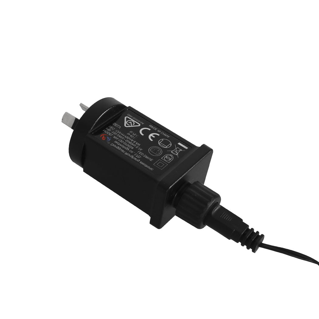 Santaco Inflatable Christmas Decor Sack Santa with LED lights, standing 1.2 meters tall, perfect for festive outdoor and indoor decoration.