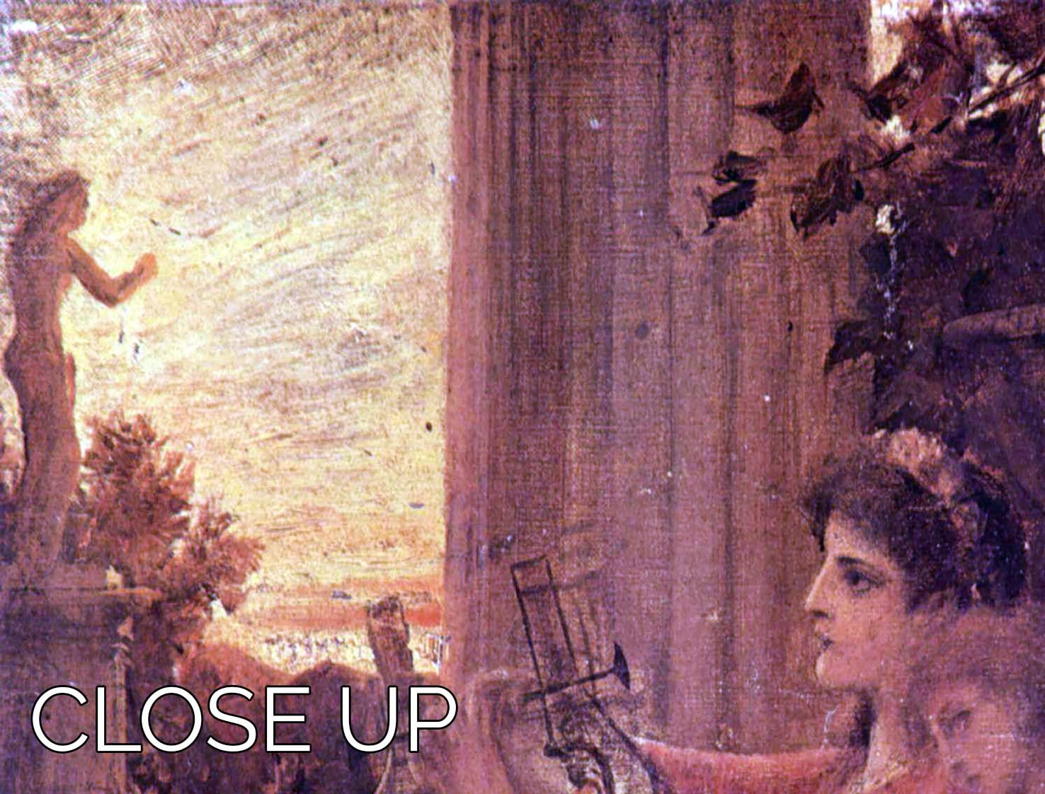 Three-panel canvas print of Sapho by Klimt, showcasing vibrant colors and intricate details, perfect for home decor.