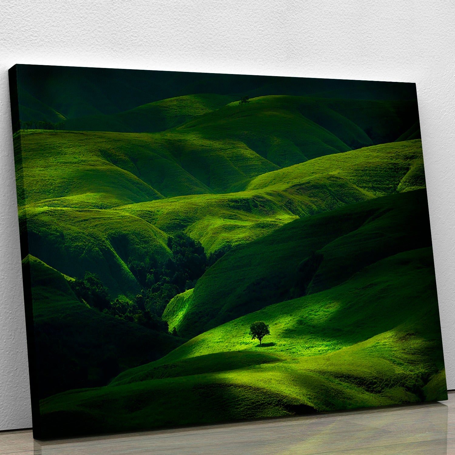 Savana Mamboro canvas print showcasing vibrant colors and intricate details, perfect for home or office decor.