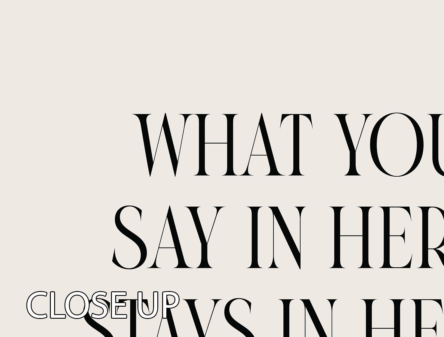 Saysherestayhere 3 Split Panel Canvas Print showcasing three panels with a cohesive design, perfect for home or office decor.