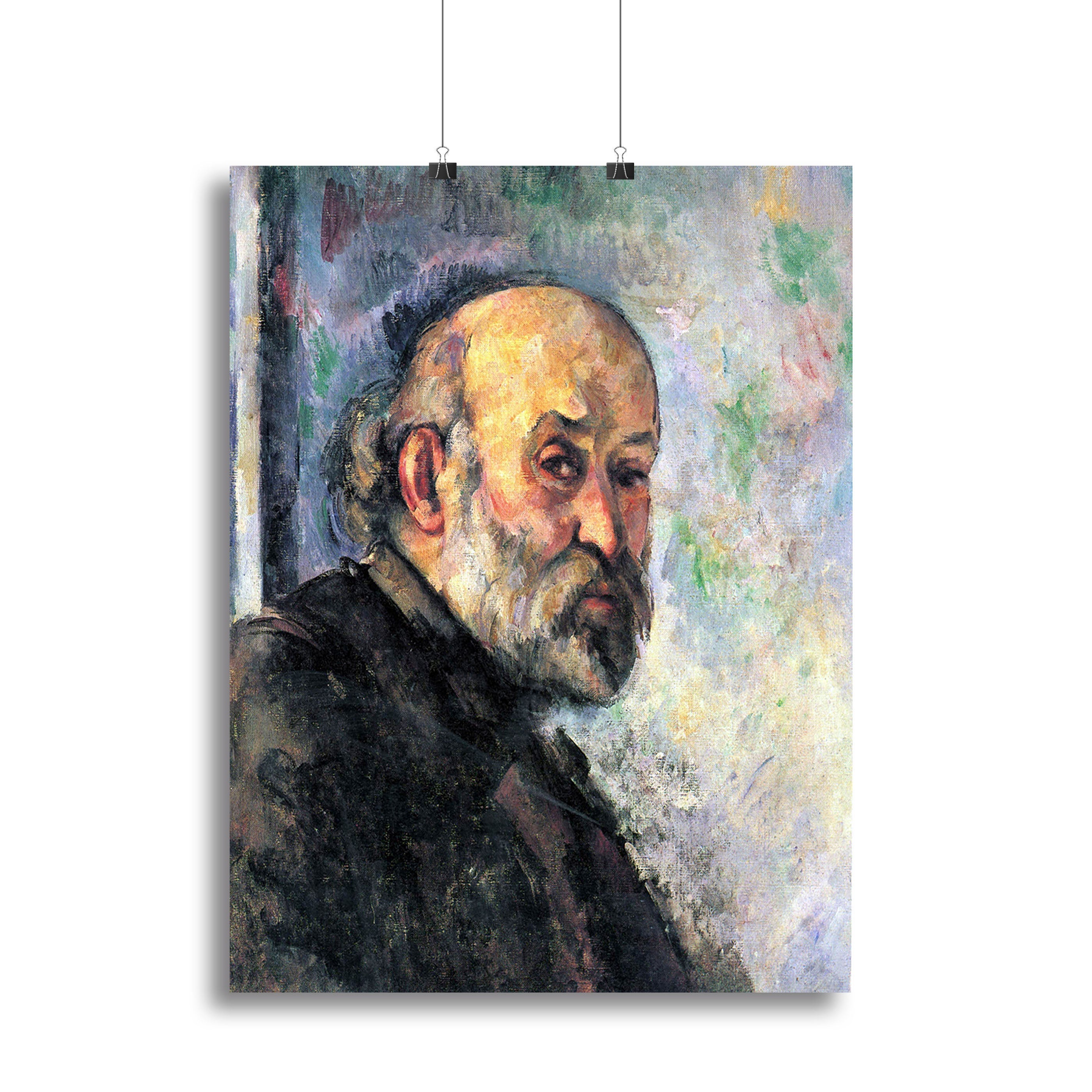 Self Portrait #4 by Cezanne canvas print showcasing vibrant colors and intricate details, perfect for home decor.