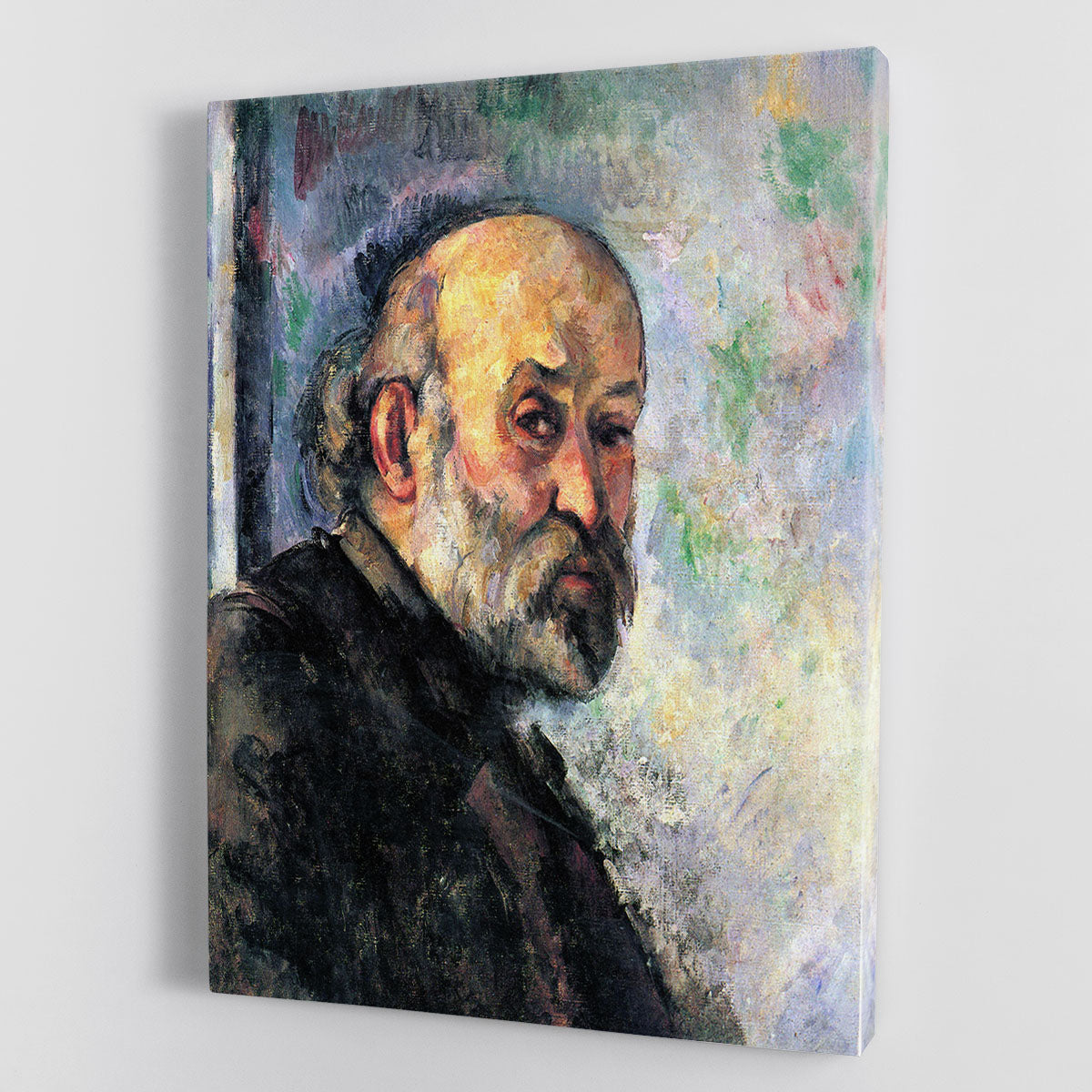 Self Portrait #4 by Cezanne canvas print showcasing vibrant colors and intricate details, perfect for home decor.