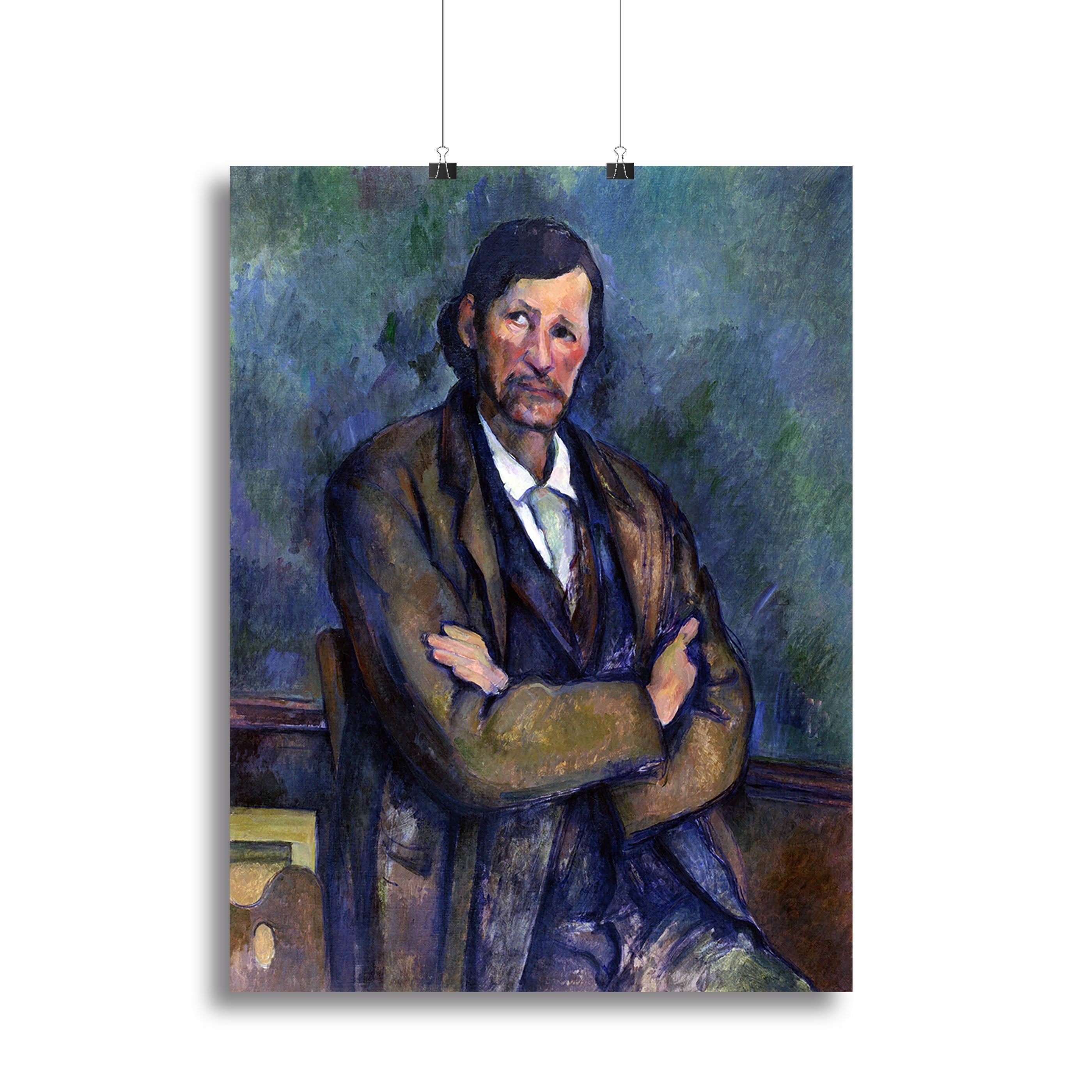 Self Portrait by Cezanne canvas print showcasing vibrant colors and intricate details, perfect for home decor.