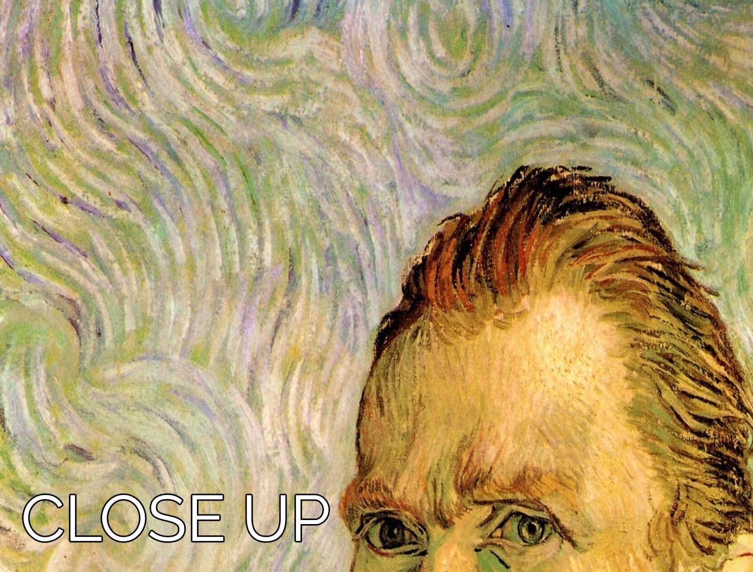 Self-Portrait 2 by Van Gogh, 3-panel canvas print showcasing vibrant colors and intricate details.