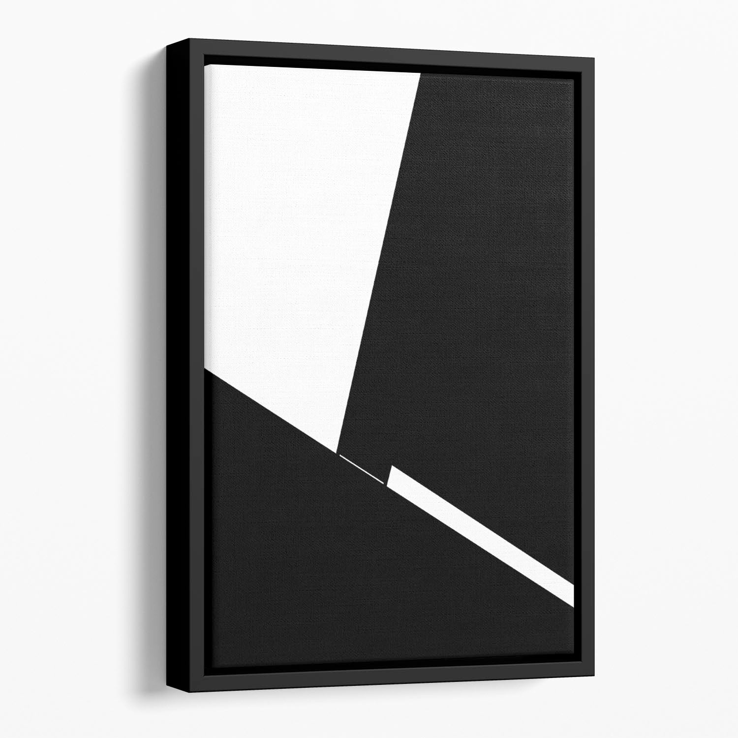 A vibrant abstract art piece in a floating frame, showcasing colorful patterns and modern design, perfect for home decor.