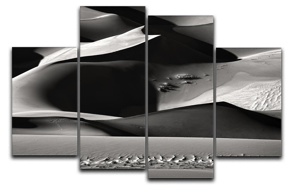 Shadowland 4 Split Panel Canvas artwork featuring four equal sections creating a cohesive and dynamic design.