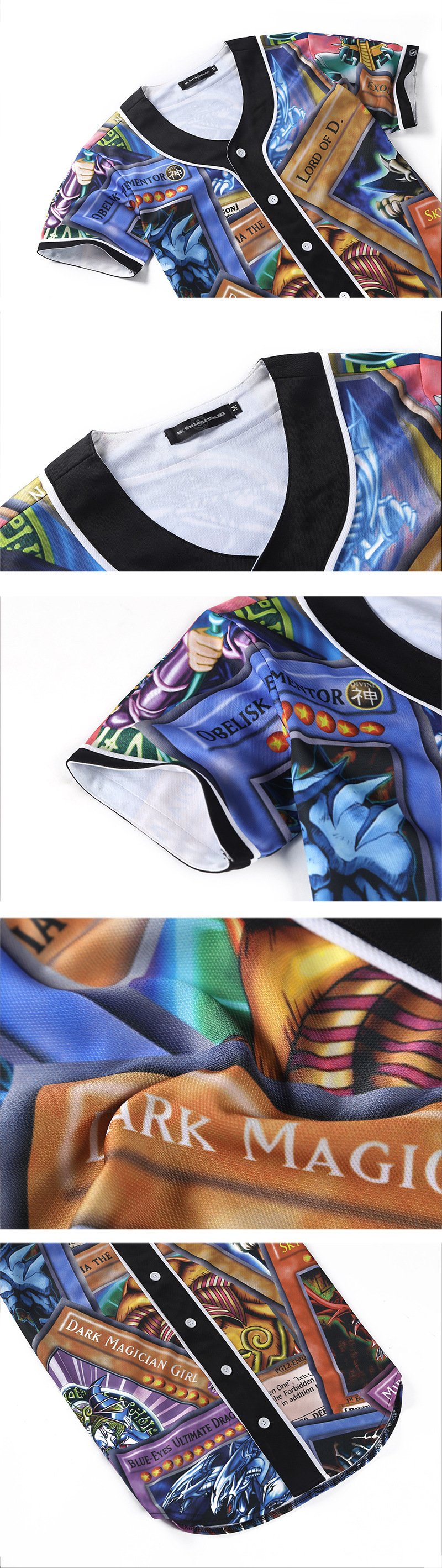 Men's short sleeve baseball jersey in slim fit with V-neck design, made from cotton and spandex blend, ideal for sports and casual wear.