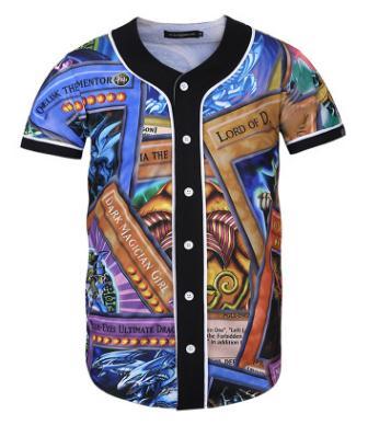 Men's short sleeve baseball jersey in slim fit with V-neck design, made from cotton and spandex blend, ideal for sports and casual wear.