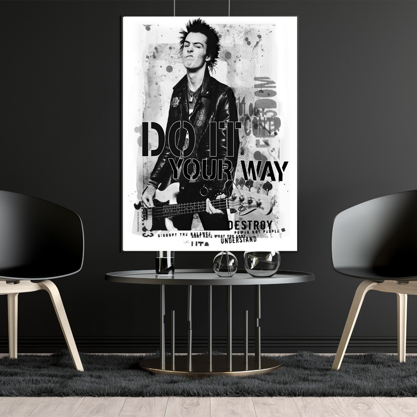 Sid My Way Canvas featuring vibrant and modern art prints suitable for any decor style.