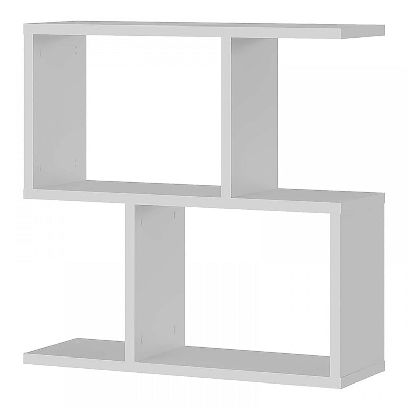GIORGIO White Side Table measuring 60x20x60cm, made of durable melamine with a sleek design.