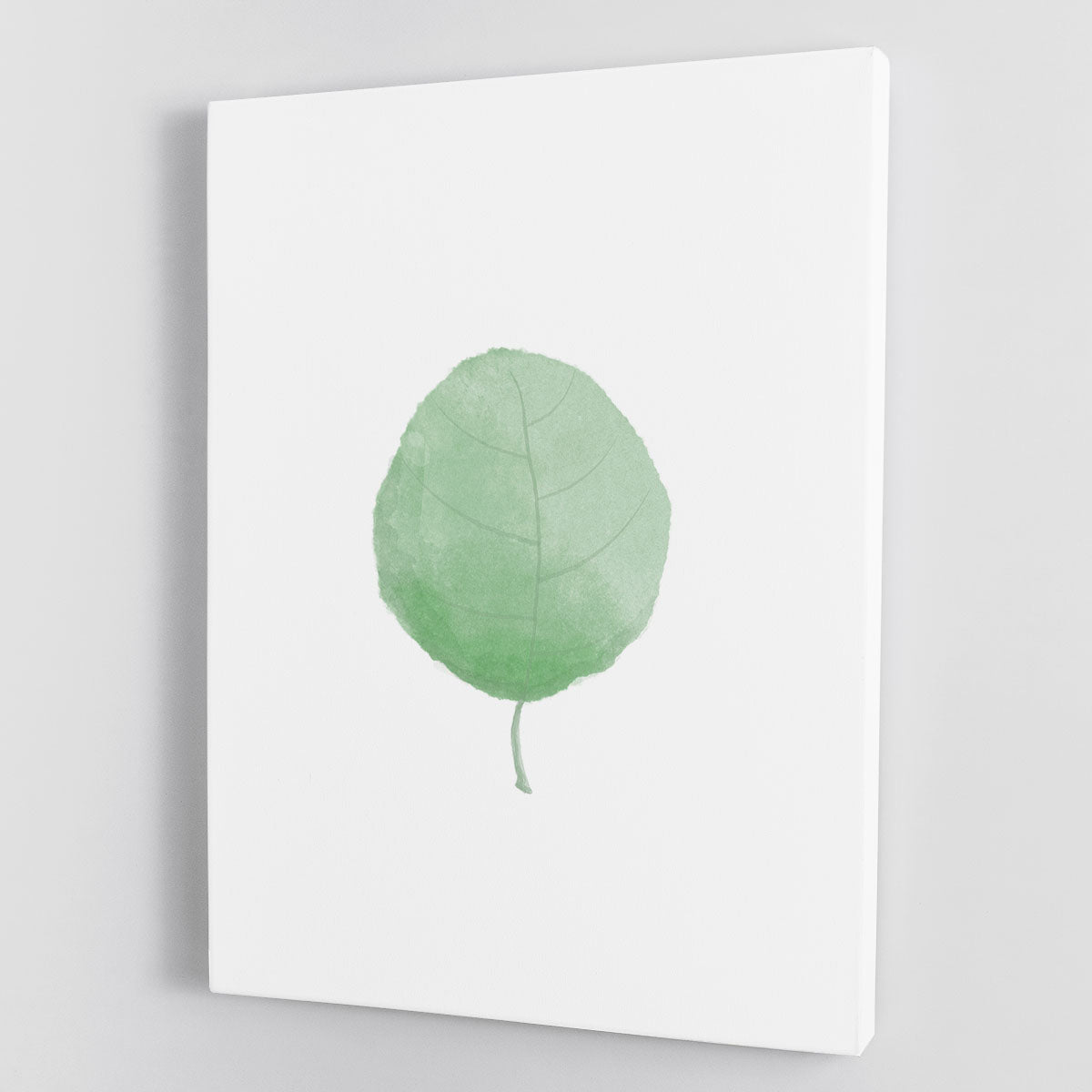 A beautiful Single Leaf Canvas Print showcasing intricate details and vibrant colors, perfect for home or office decor.