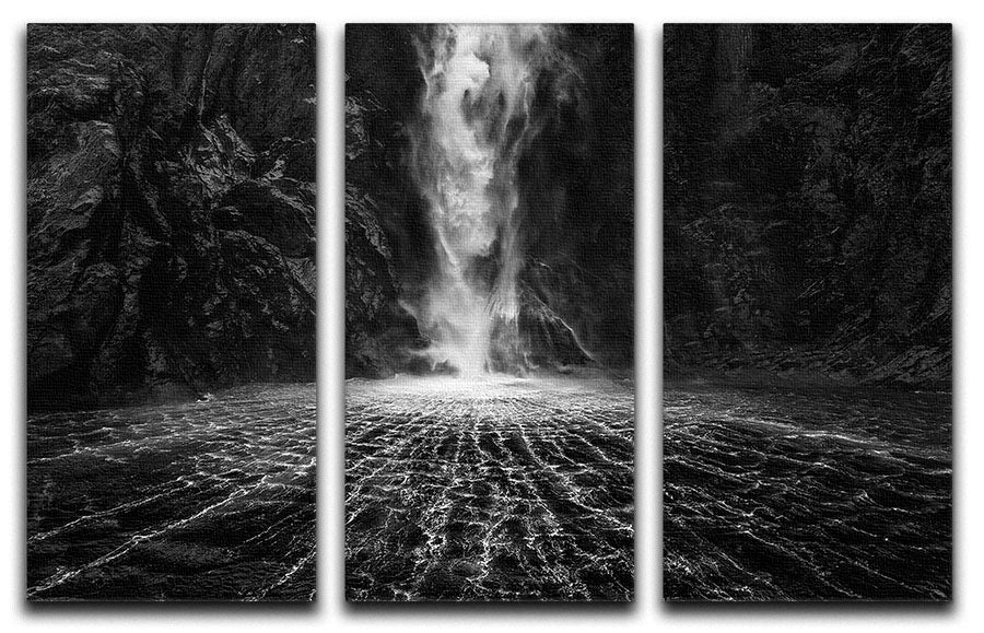 Sky Fall 3 Split Panel Canvas Print featuring vibrant colors and abstract design, perfect for home or office decor.