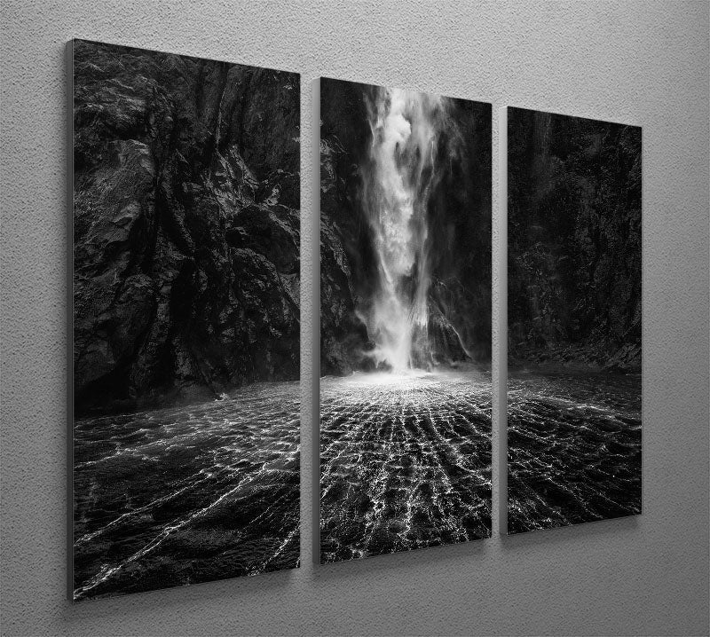 Sky Fall 3 Split Panel Canvas Print featuring vibrant colors and abstract design, perfect for home or office decor.