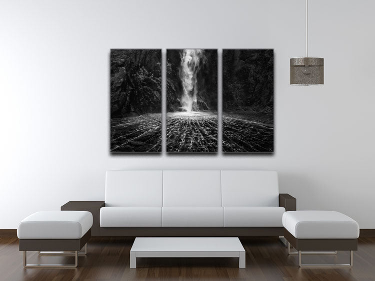 Sky Fall 3 Split Panel Canvas Print featuring vibrant colors and abstract design, perfect for home or office decor.