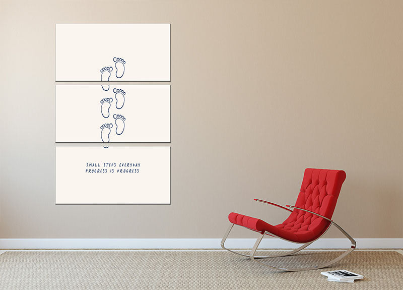 A stunning 3-panel canvas print featuring elegant designs, perfect for enhancing home decor.