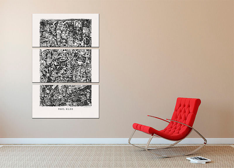 Three-panel canvas print featuring a captivating design, perfect for enhancing home decor.