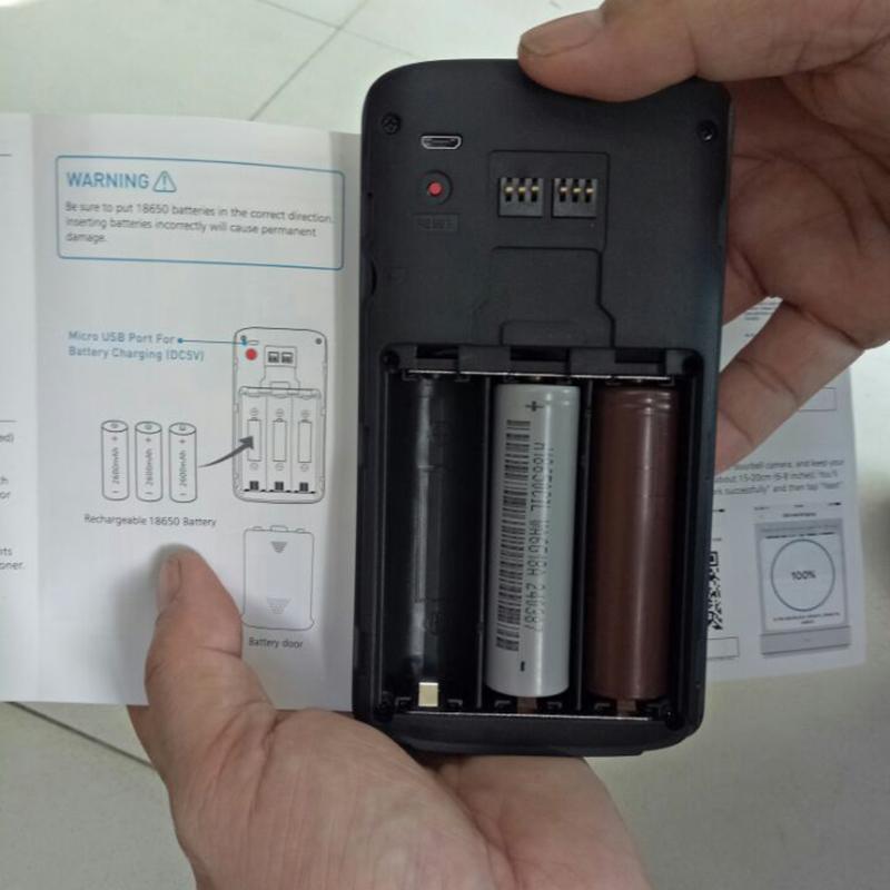 Smart WiFi Security Video Doorbell in black and silver, showcasing its sleek design and camera features.