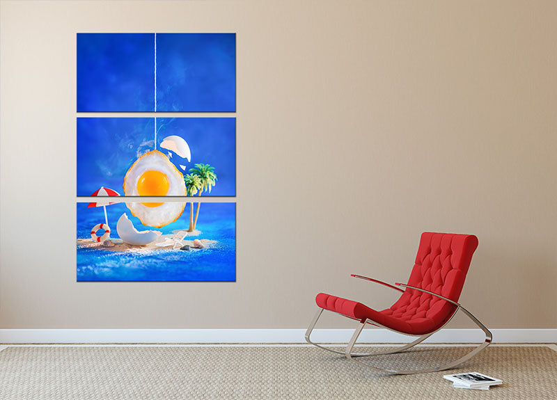 So Sunny 3 Split Panel Canvas Print featuring vibrant colors and elegant design, perfect for enhancing any living space.