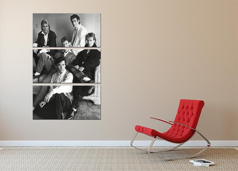 Spandau Ballet 3 Split Panel Canvas Print showcasing vibrant colors and elegant design, perfect for home decor.