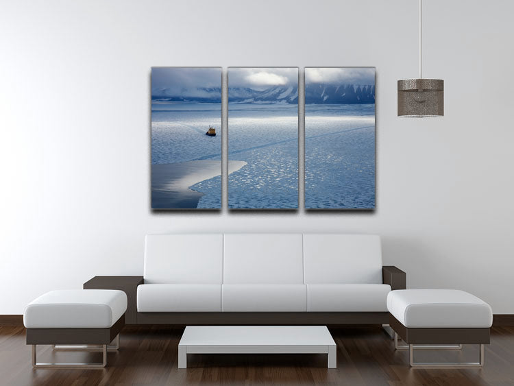 Spirit Of Adventure 3 Split Panel Canvas Print featuring vibrant colors and captivating design, perfect for home or office decor.