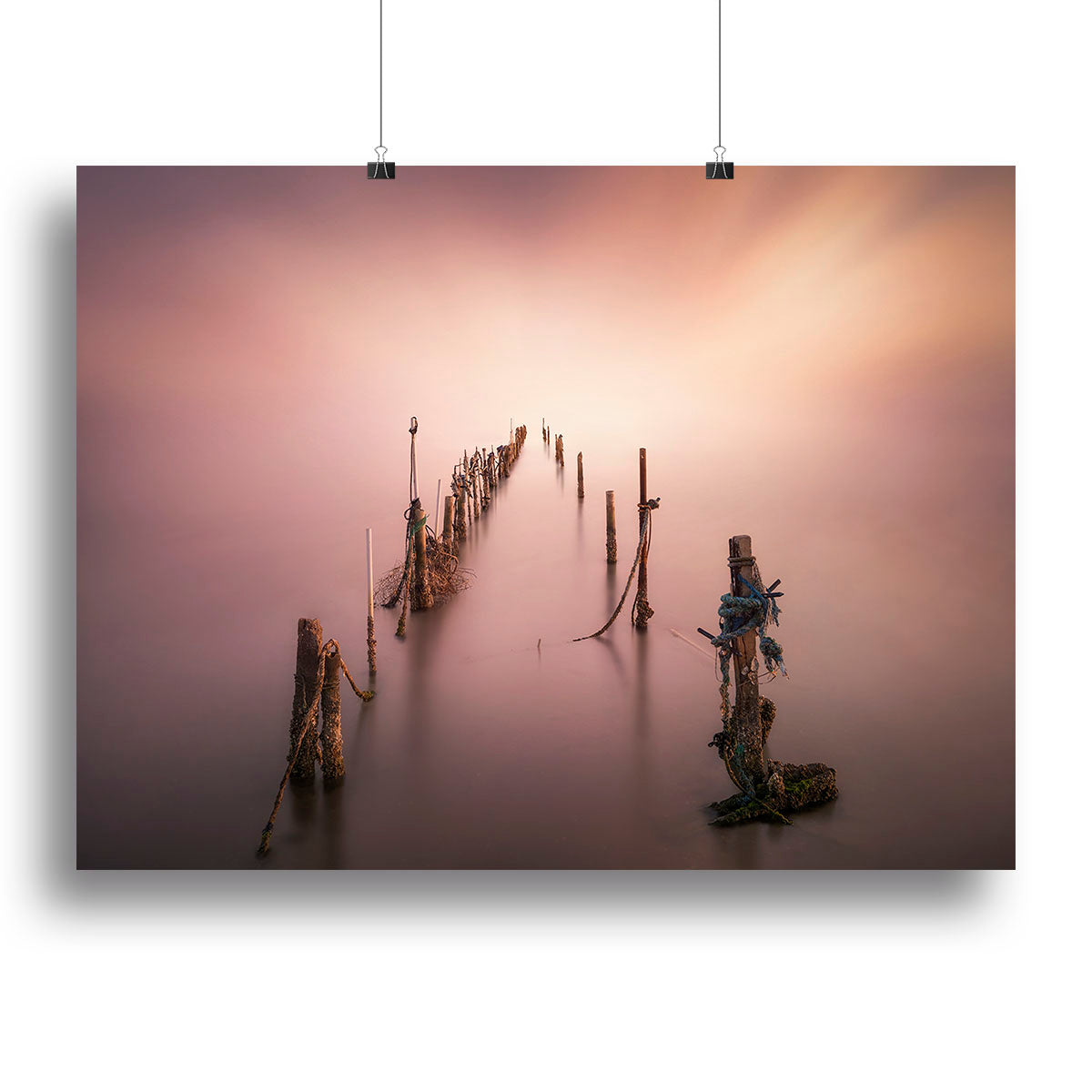 A vibrant Sticks Canvas Print showcasing modern art and nature themes, perfect for home or office decor.