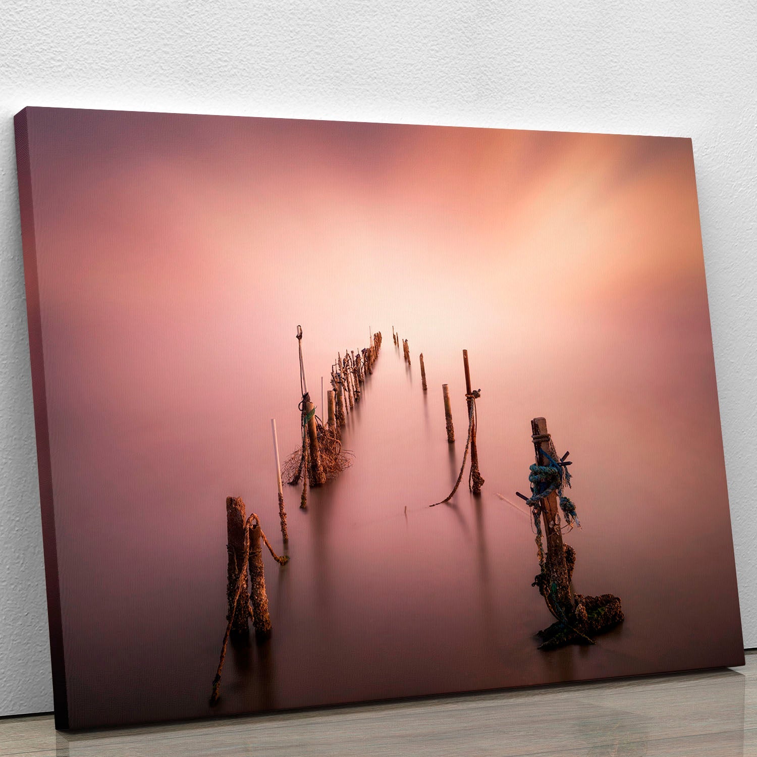 A vibrant Sticks Canvas Print showcasing modern art and nature themes, perfect for home or office decor.