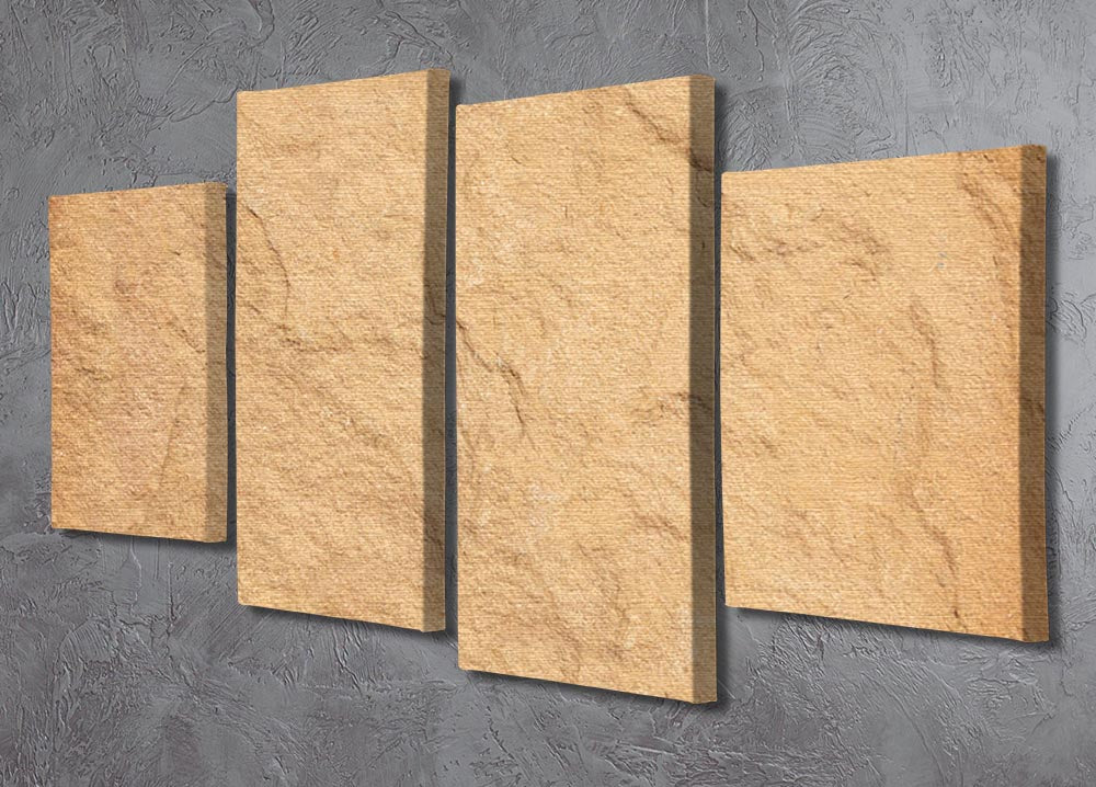 A stunning 4-panel canvas artwork featuring a stone background, creating a cohesive and dynamic visual effect.