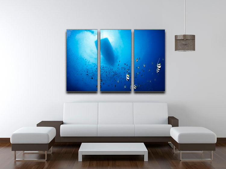 A stunning Storm 3 Split Panel Canvas Print featuring vibrant colors and intricate designs, perfect for enhancing any living space.