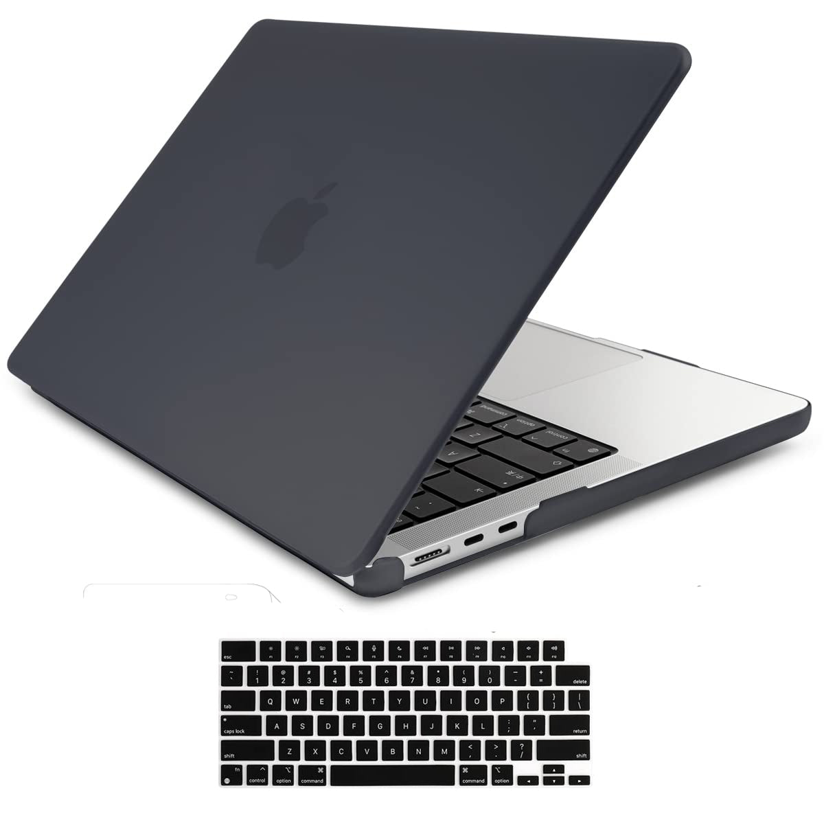Frosted hard case for 2023 MacBook Air 13 inch M2 Model A2681, showcasing its sleek design and precise fit.