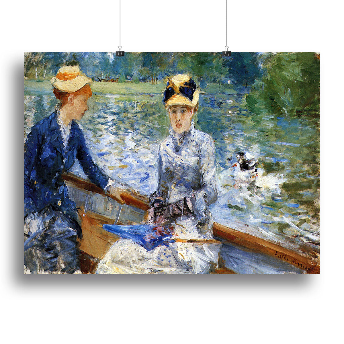 Summer Day by Renoir canvas print featuring vibrant colors and serene summer scene, perfect for home decor.