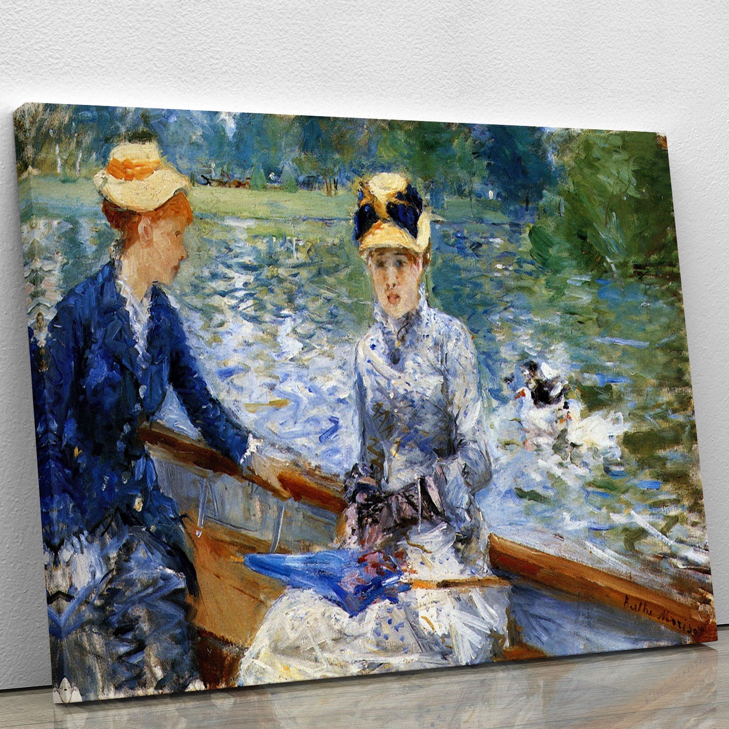 Summer Day by Renoir canvas print featuring vibrant colors and serene summer scene, perfect for home decor.