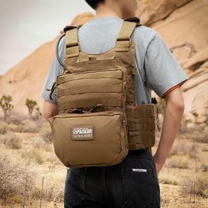 Tactical Hydration Pack designed for hunting with a 3L water bladder, featuring durable CORDURA material and available in multiple colors.