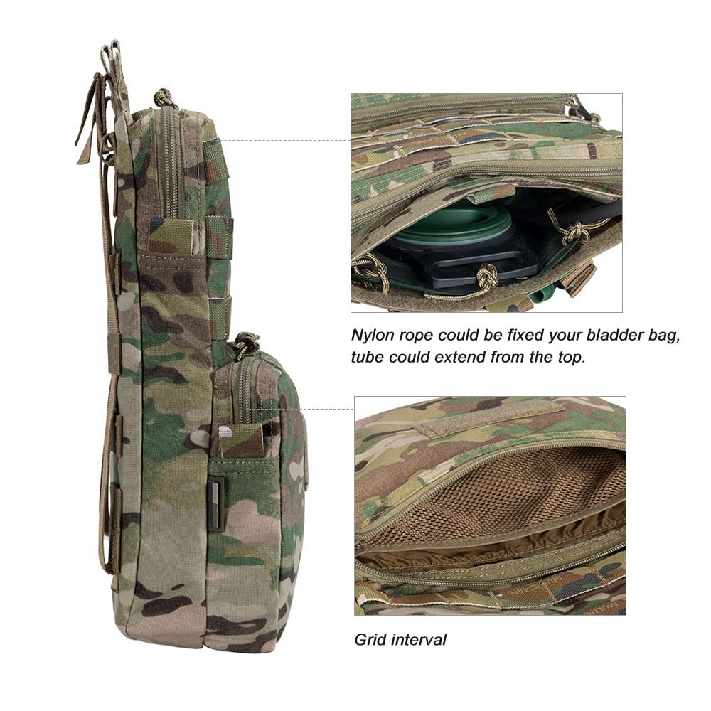 Tactical Hydration Pack designed for hunting with a 3L water bladder, featuring durable CORDURA material and available in multiple colors.