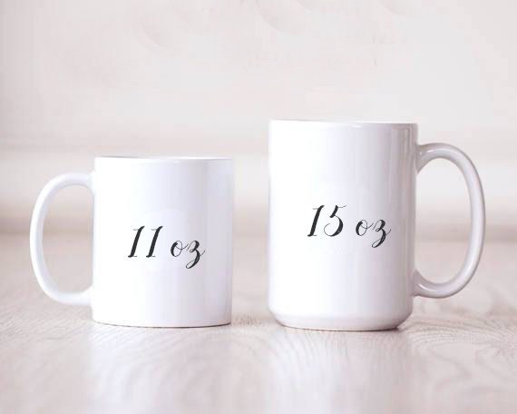 Thanksgiving Mug with the phrase 'Gratitude Turns What We Have Into Enough' printed on both sides, showcasing autumn colors.