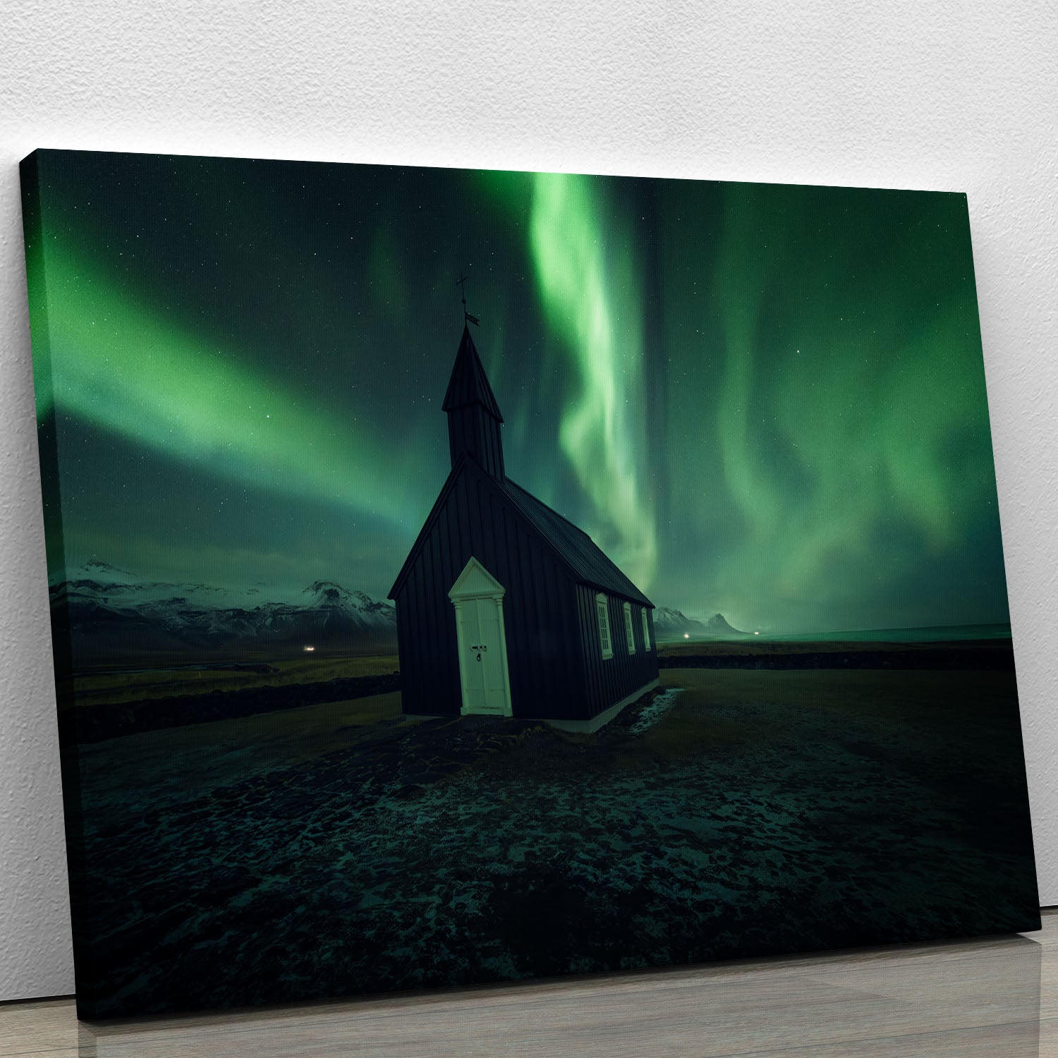 A beautiful canvas print of The Black Church, showcasing intricate details and vibrant colors, perfect for home or office decor.