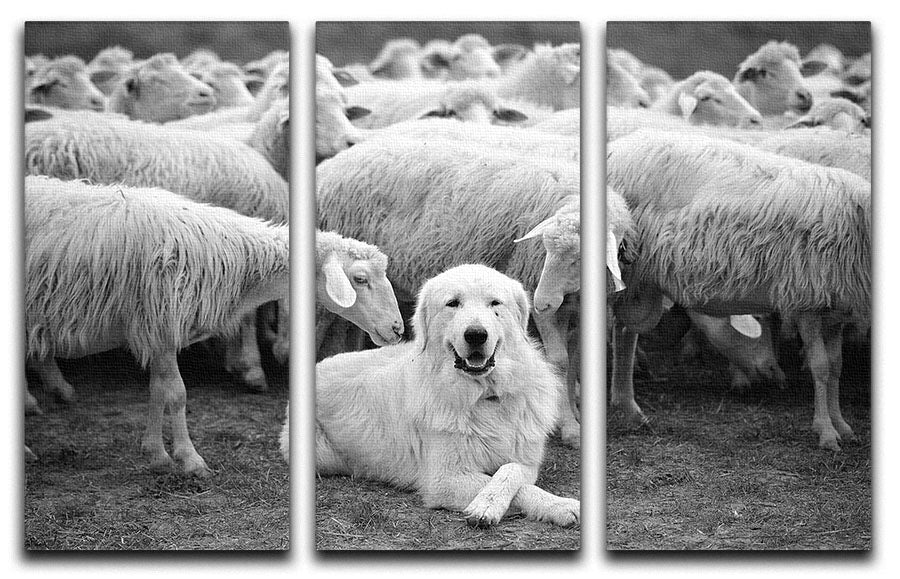 The Boss 3 Split Panel Canvas Print featuring a stunning design that enhances any room decor.