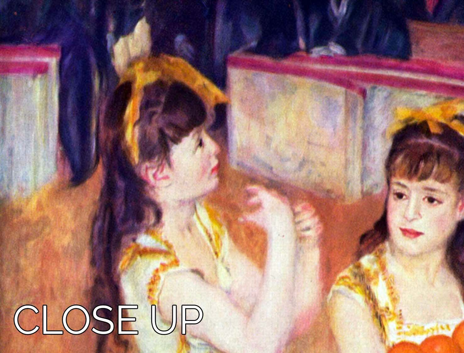 The Circus Fernando by Renoir 3 Split Panel Canvas Print showcasing vibrant colors and intricate details, perfect for home decor.