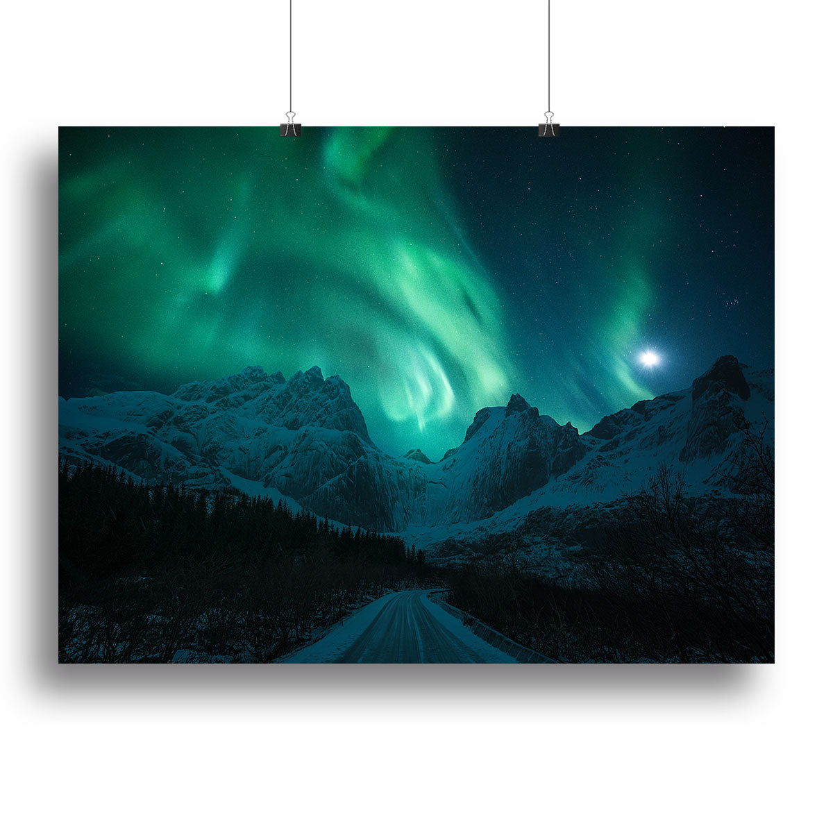 The Green Poison Canvas Print featuring vibrant colors and modern design, perfect for home or office decor.