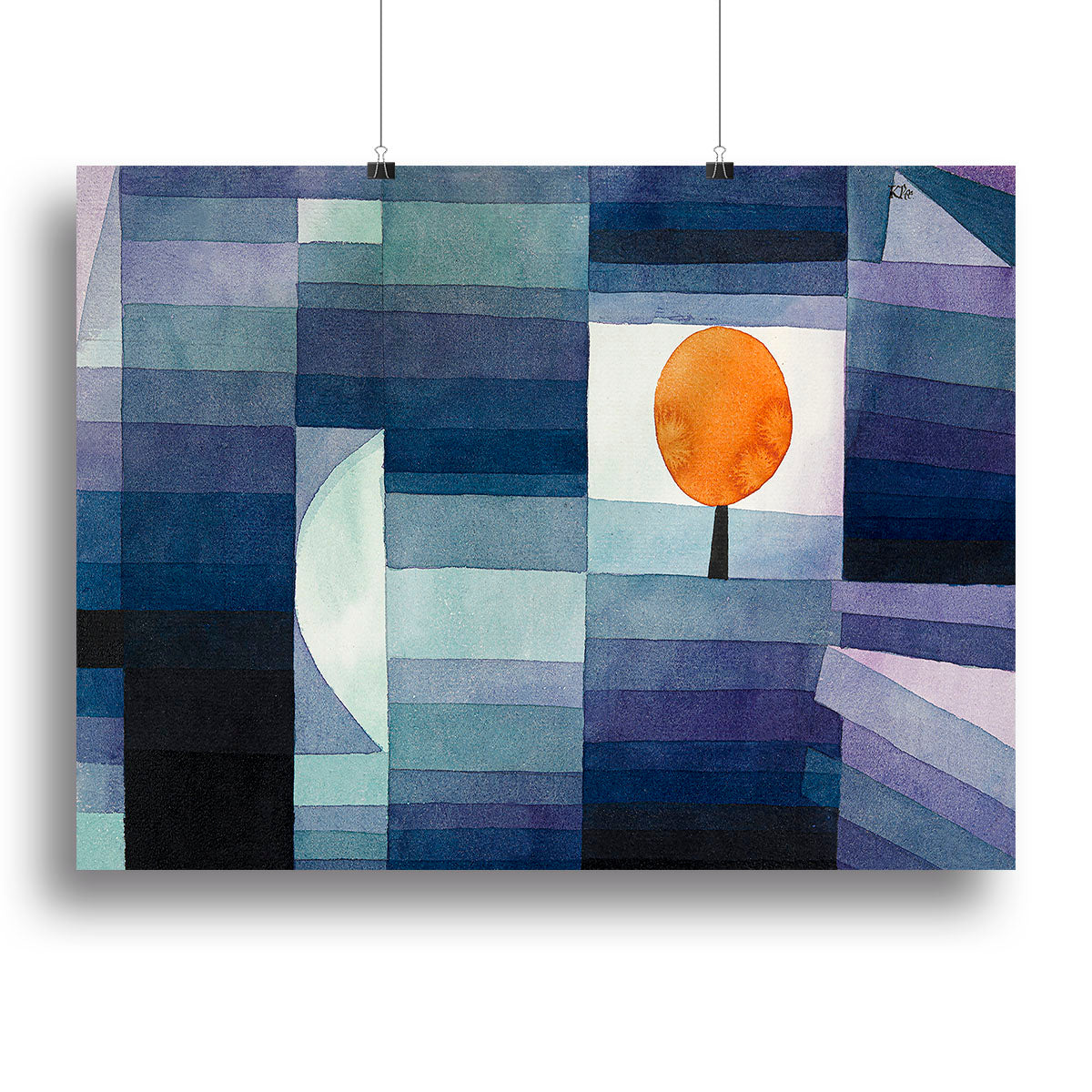 The Harbinger of Autumn 1922 canvas print showcasing vibrant autumn colors and intricate details, perfect for home decor.