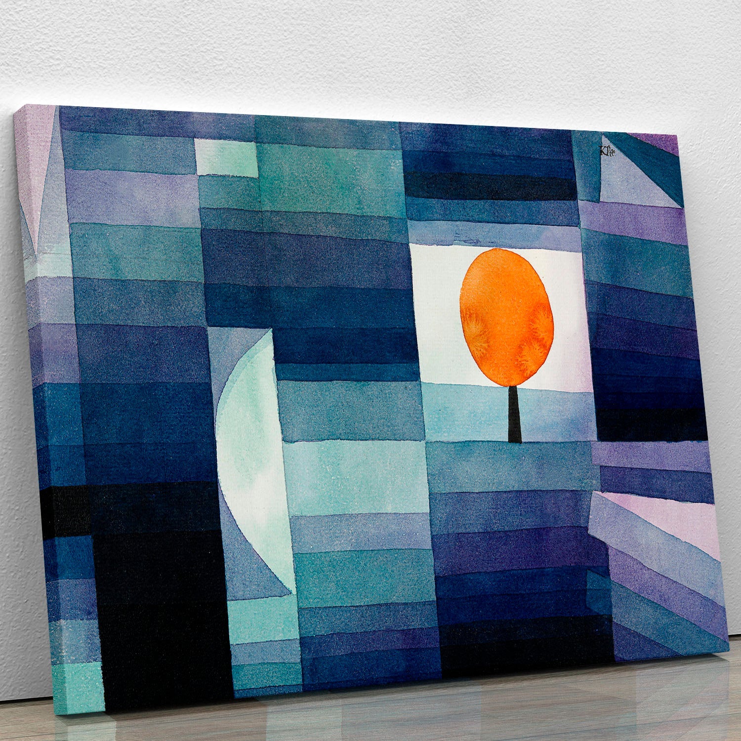 The Harbinger of Autumn 1922 canvas print showcasing vibrant autumn colors and intricate details, perfect for home decor.