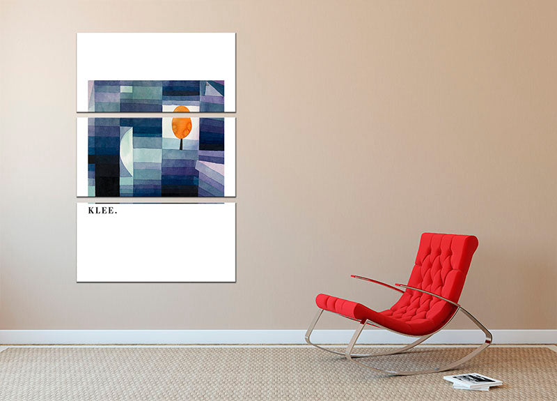 The Harbinger of Autumn 1922 No.2 3 Split Panel Canvas Print featuring vibrant autumn colors and elegant design.