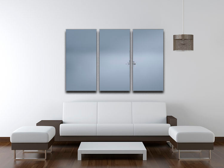 The Lonesome Boatman 3 Split Panel Canvas Print featuring a serene landscape with a boat on water, beautifully designed for wall decor.