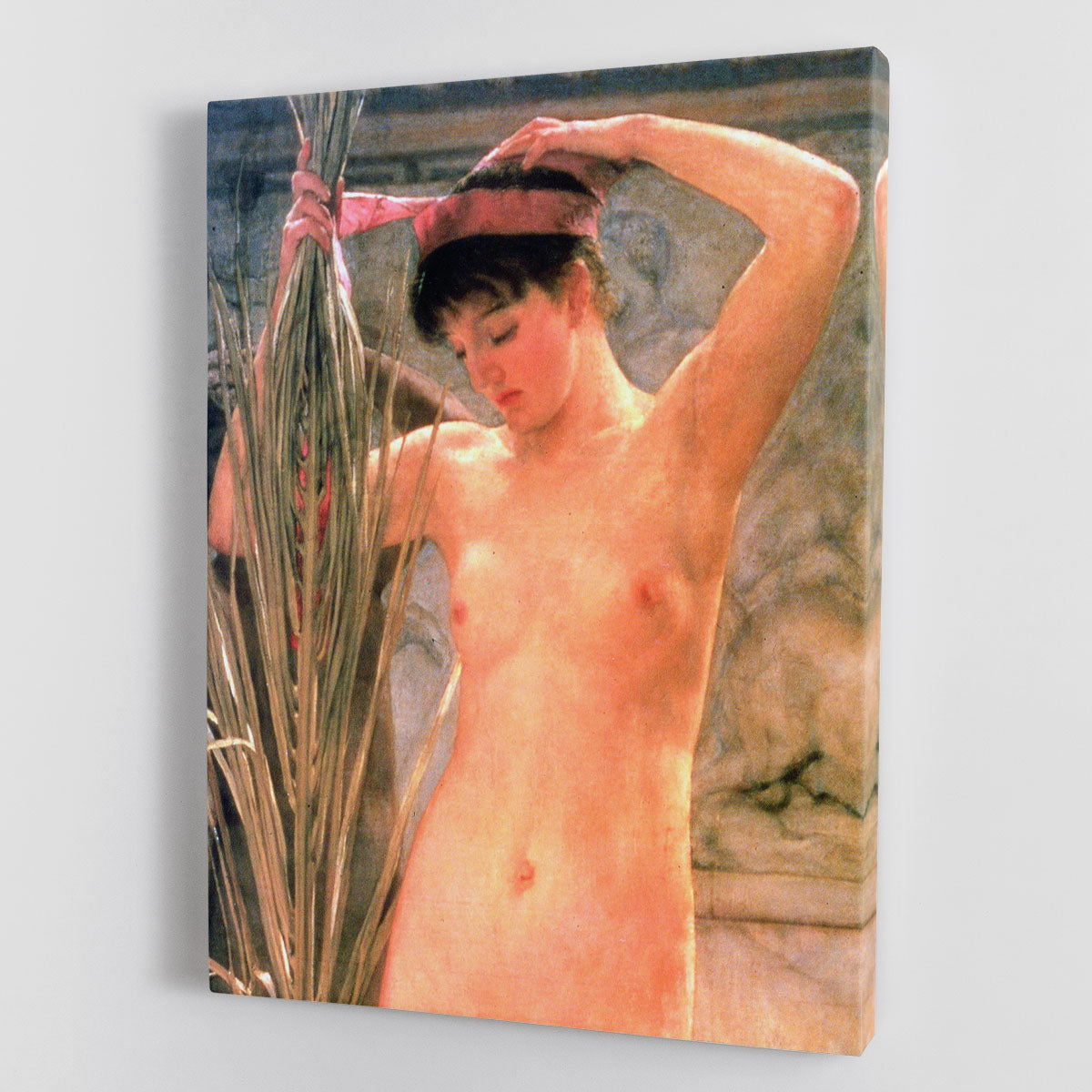 Canvas print of Venus Esquilina detail by Alma Tadema, showcasing intricate details and vibrant colors.