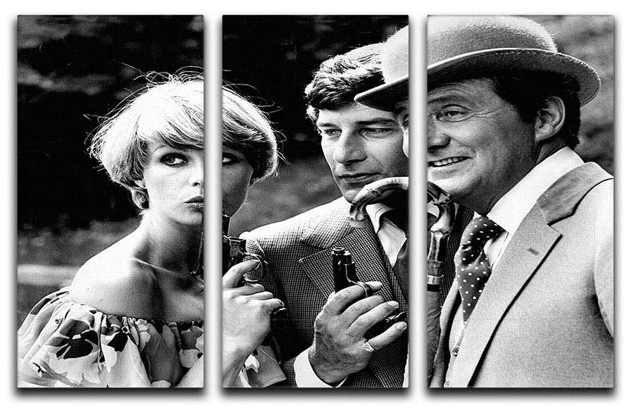 The New Avengers 3 Split Panel Canvas Print featuring vibrant colors and dynamic design across three panels.