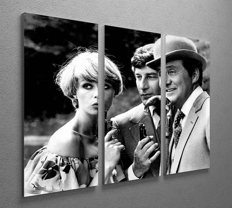 The New Avengers 3 Split Panel Canvas Print featuring vibrant colors and dynamic design across three panels.